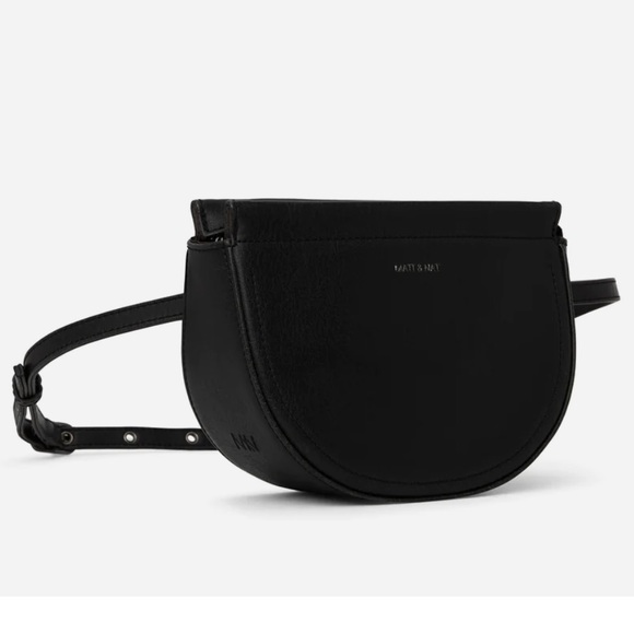 Matt & Nat Abbot Vegan Leather Belt Bag in Pearl - Picture 2 of 7